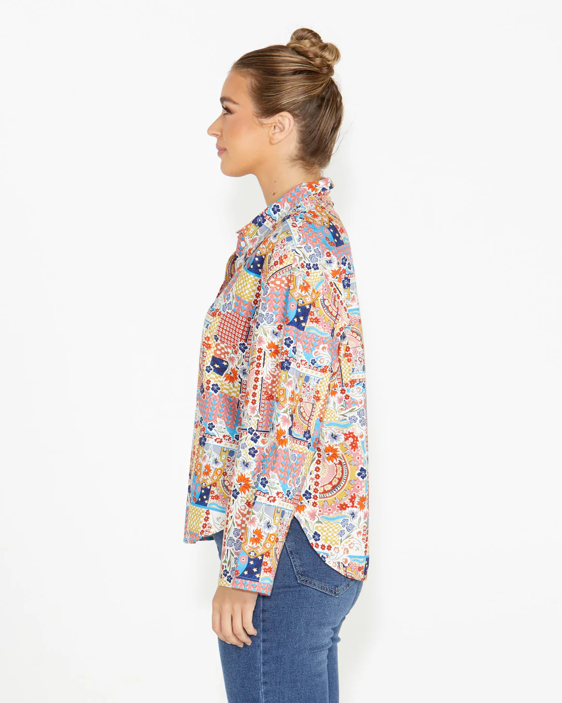 Bridie Shirt - Patchwork Floral