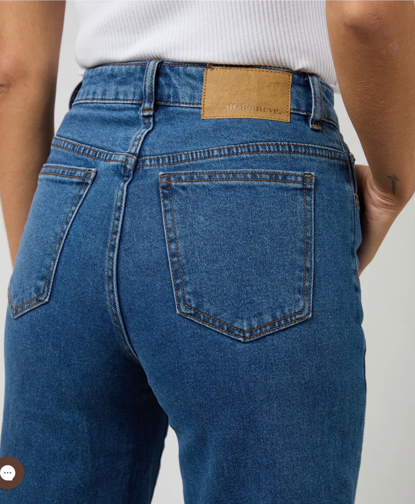 JACQUI WIDE LEG HERITAGE BLUE