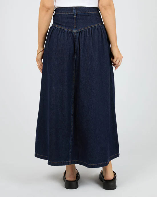 Arlo Maxi Skirt - Indigo