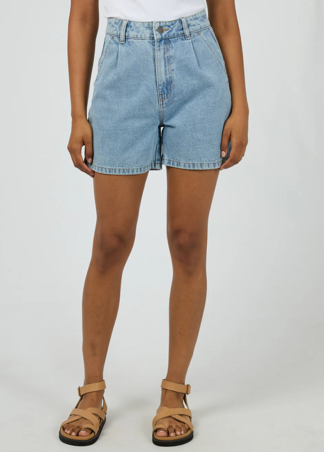 STEVIE DENIM SHORT LIGHT BLUE