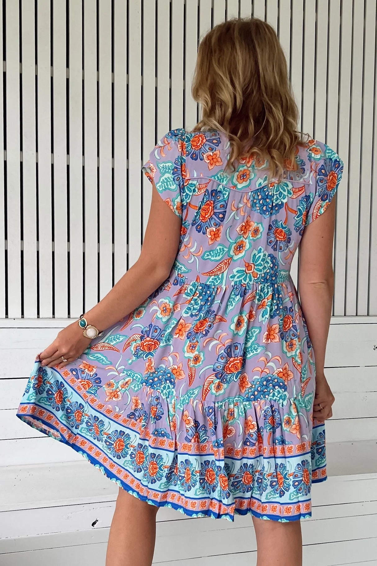 Tracey Mini Dress - Daydreamer Print