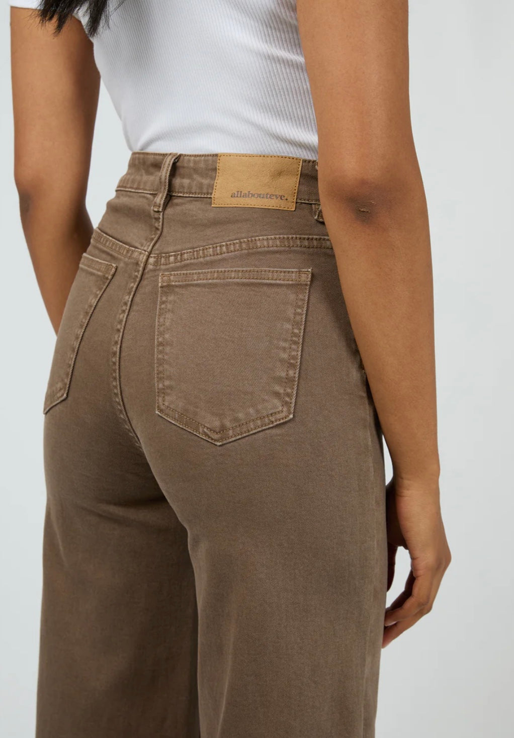 JACQUI WIDE LEG COCOA