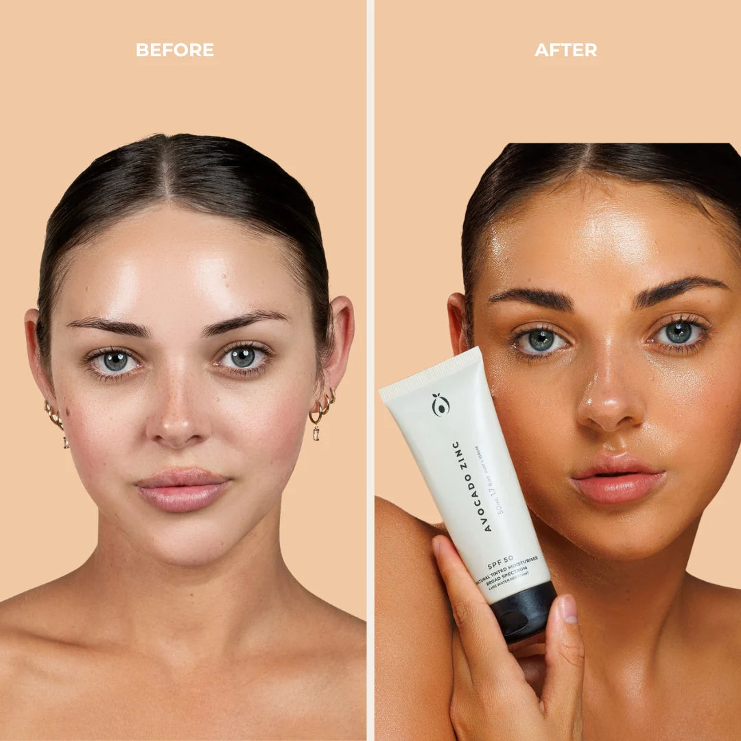 SPF 50 Natural Tinted Moisturiser - medium dark