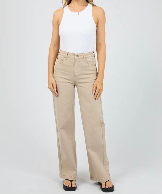 JACQUI WIDE LEG BEIGE