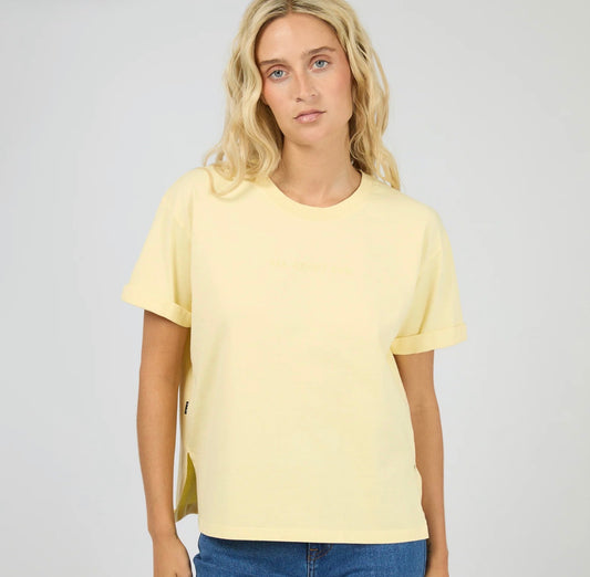 AAE WASHED TEE LEMON