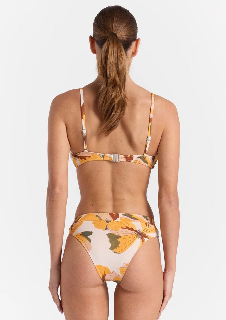 Tropics Cabana Bikini Bottom - Marigold