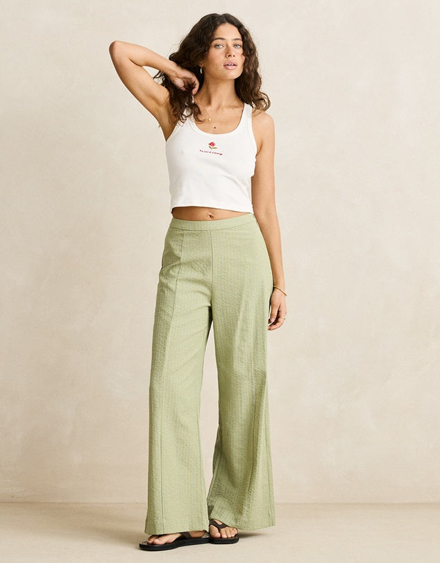 Vista Stripe Wide Leg Pants