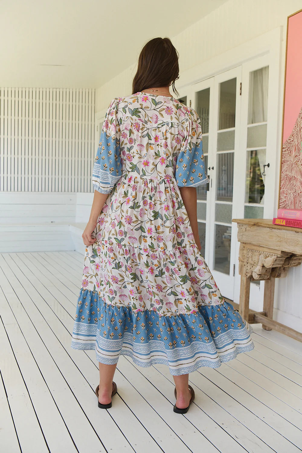 EVE MIDI DRESS - PIXIE PETALS