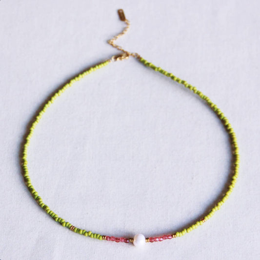 Miyuki necklace - Sweet lime stories
