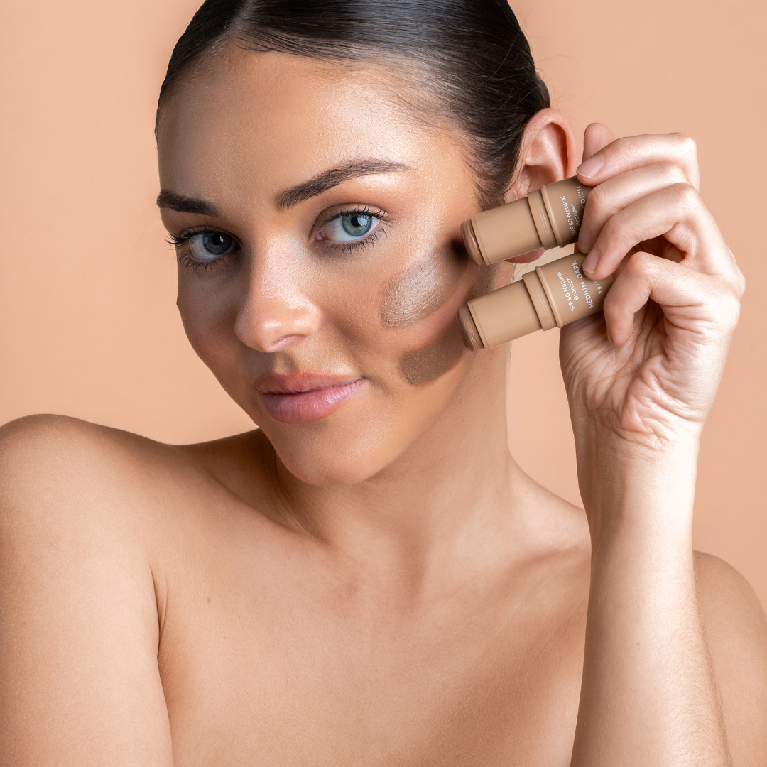 SPF 50 Natural Bronzer: Medium-Dark