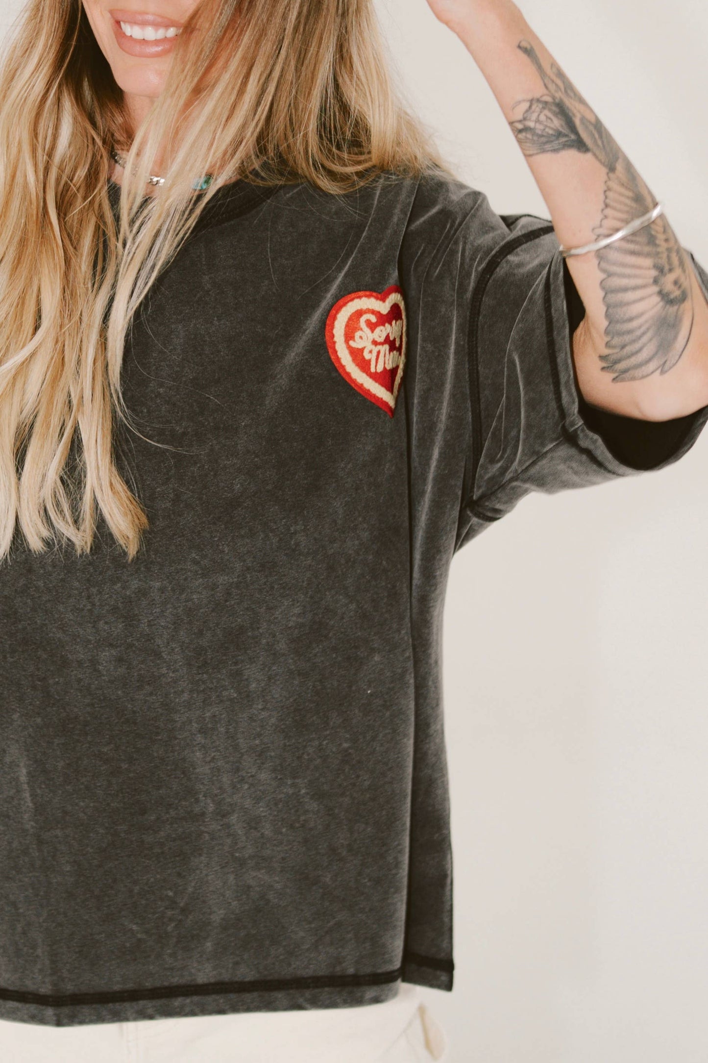 Sorry Mom Tee - BLACK