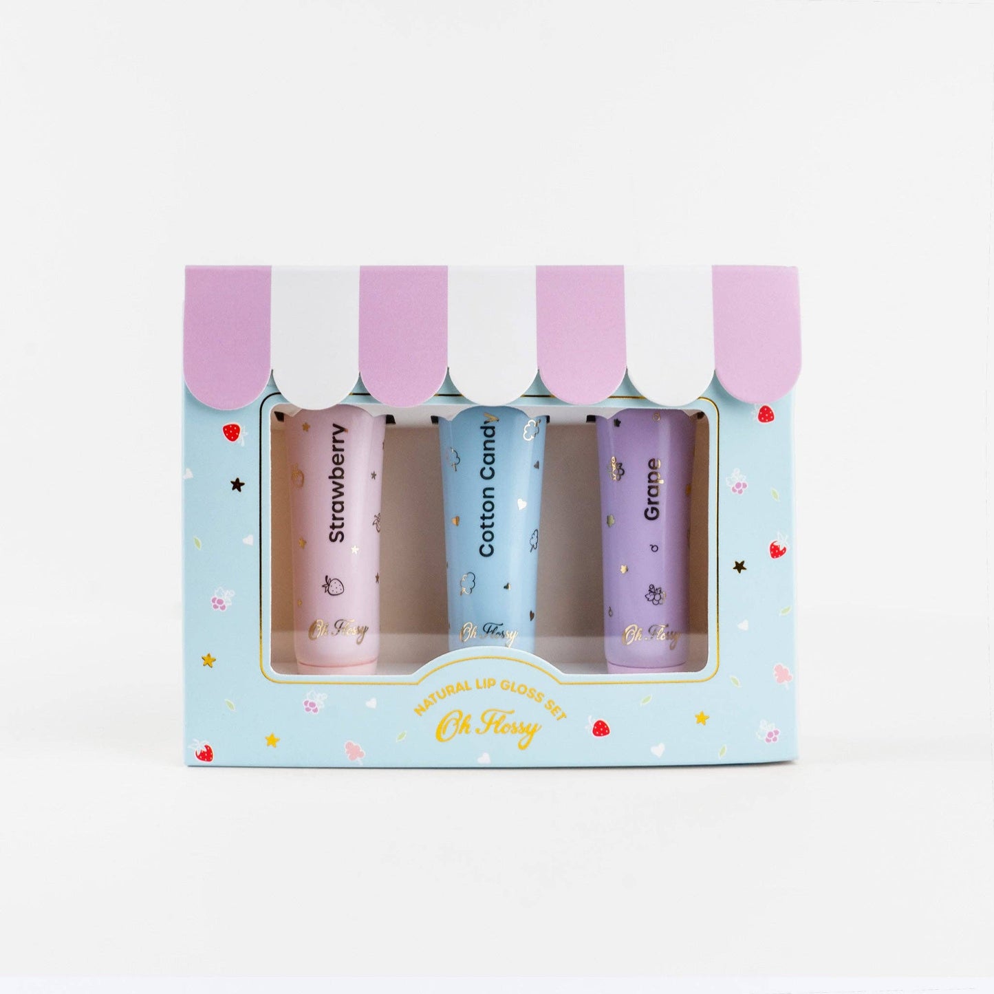 Oh Flossy Natural Lip Gloss Set