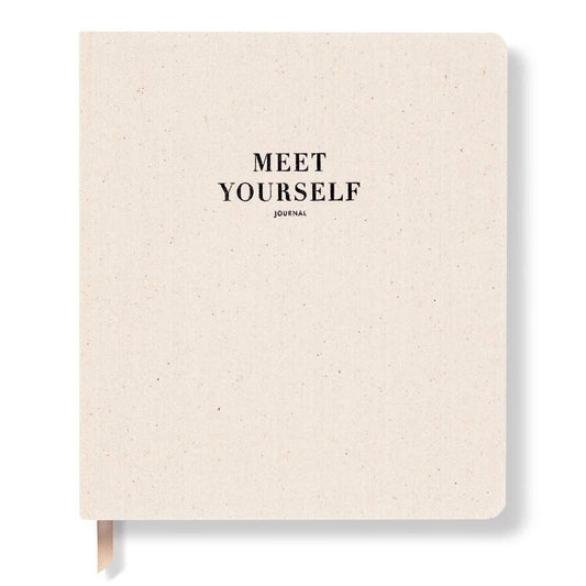 Meet Yourself Journal - Cream Marle - Self-Awareness