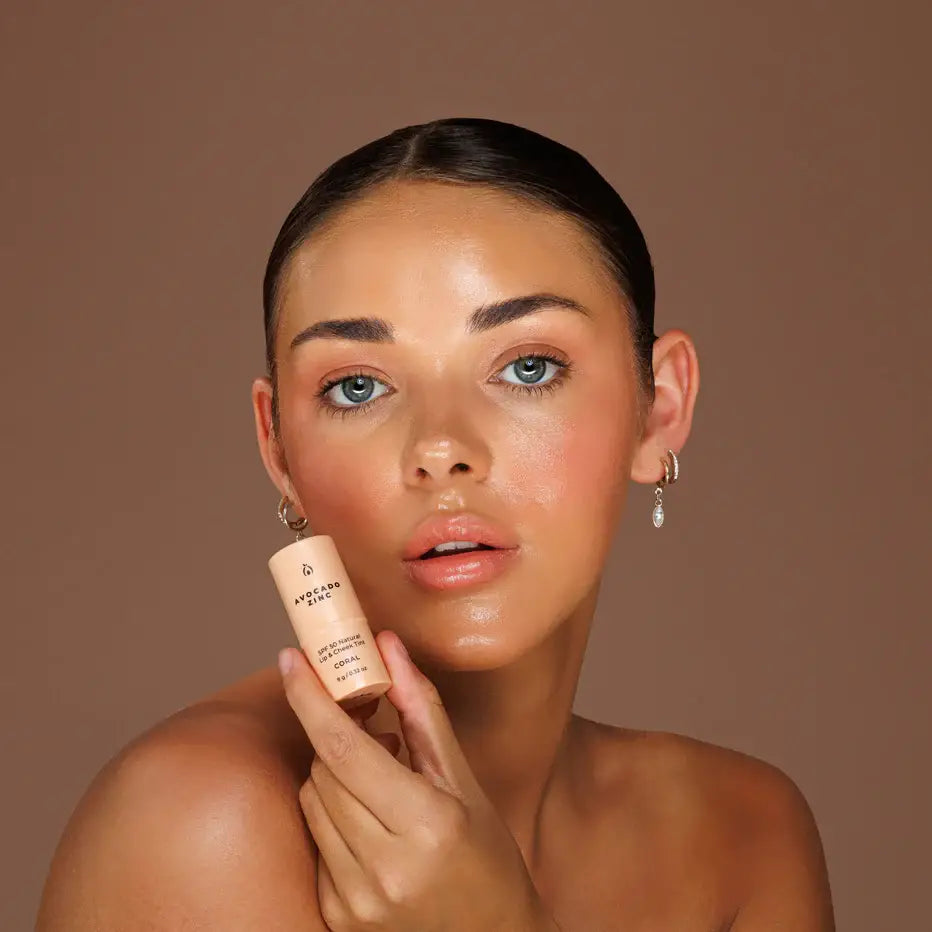 SPF 50 Natural Lip & Cheek Tint: Red Earth